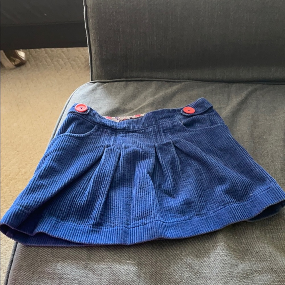 Mini boden corduroy skirt